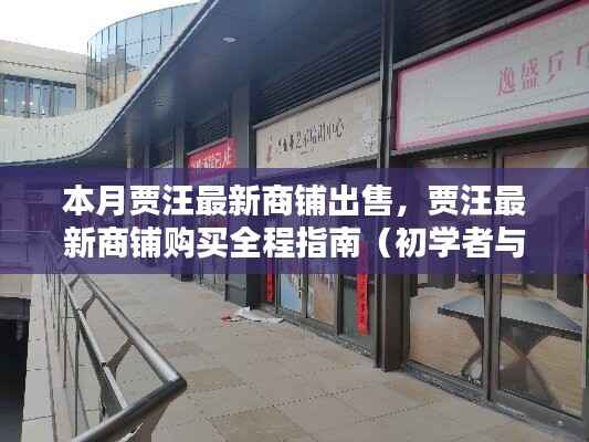 贾汪最新商铺购买指南,出售信息一览,初学者与进阶用户适用
