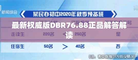 最新权威版DBR76.88正品解答解读