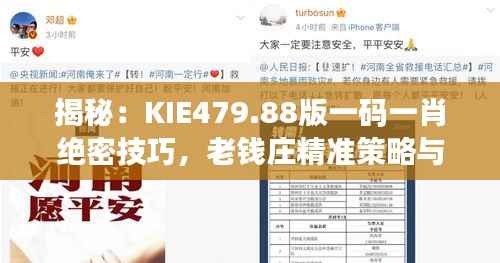 揭秘:KIE479.88版一码一肖绝密技巧,老钱庄精准策略与互动解析