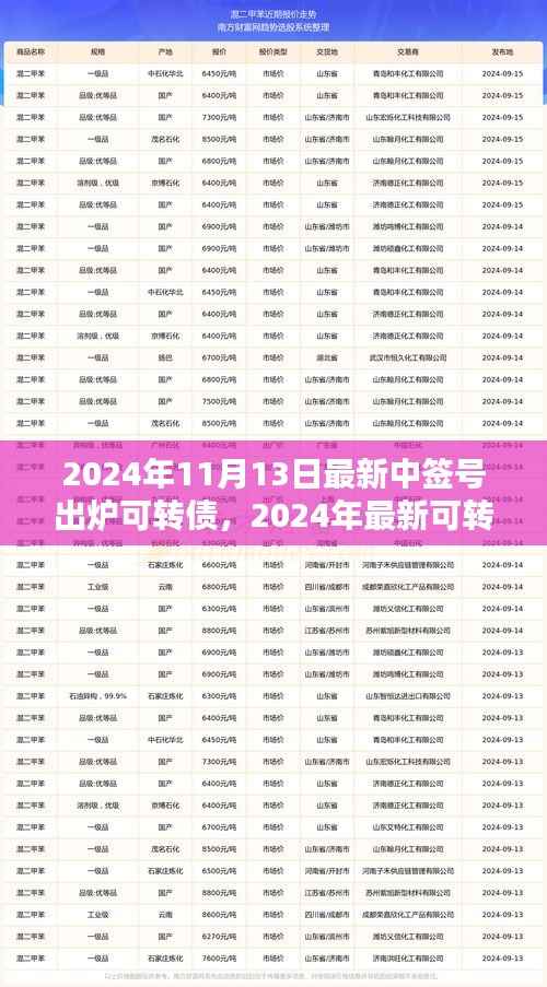 揭秘,2024年最新可转债中签号出炉背后的影响与时代地位分析