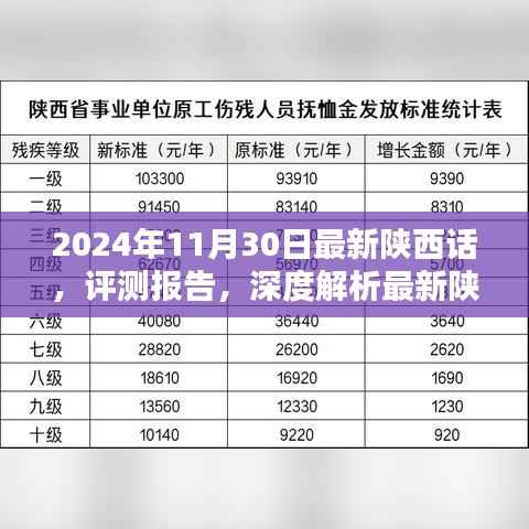 深度评测报告，最新陕西话特性与使用体验——2024年11月30日版