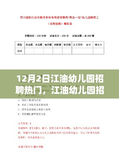 江油幼儿园招聘热门现象探析,多元观点下的探讨