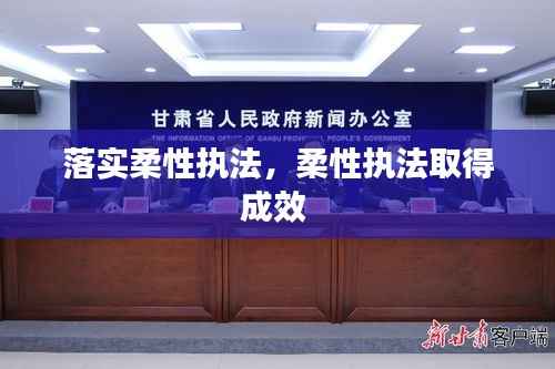 落实柔性执法,柔性执法取得成效