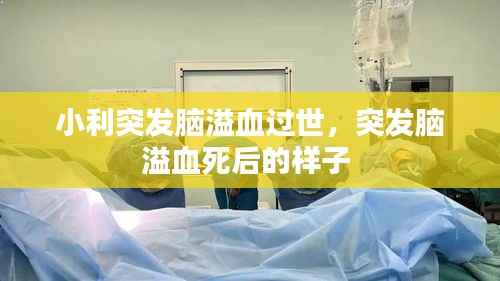 小利突发脑溢血过世，突发脑溢血死后的样子 